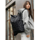 Жіночий рюкзак Sambag RollTop KZN чорний 41 х 27 х 18 см (24300702)