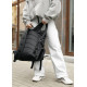 Жіночий рюкзак Sambag RollTop KZN чорний 41 х 27 х 18 см (24300702)