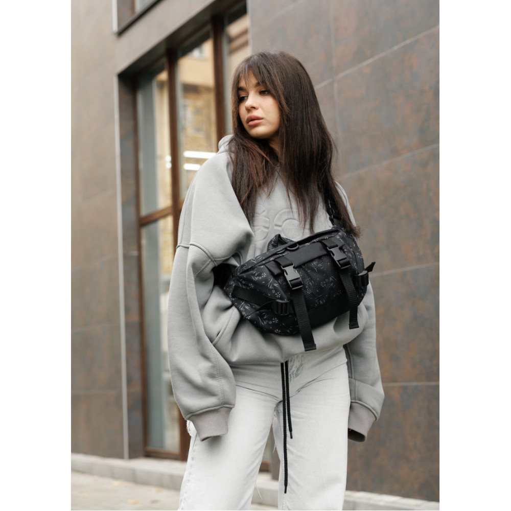 Жіночий рюкзак Sambag RollTop KZN чорний 41 х 27 х 18 см (24300702)
