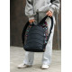 Жіночий рюкзак Sambag RollTop KZN чорний ABSTRACT 41 х 27 х 18 см (24300707)