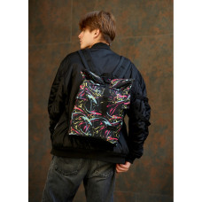 Мужской рюкзак Sambag RollTop KZN черный 41 х 27 х 18 см (24300707m)