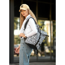 Женский рюкзак Sambag RollTop KZN черный GRAPHITY 41 х 27 х 18 см (24300715)