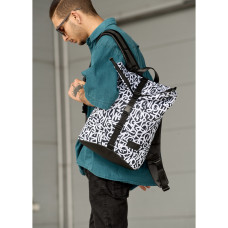 Мужской рюкзак Sambag RollTop KZN черный GRAPHITY 41 х 27 х 18 см (24300715m)
