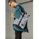 Чоловічий рюкзак Sambag RollTop KZN чорний GRAPHITY 41 х 27 х 18 см (24300715m)