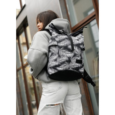 Женский рюкзак Sambag RollTop KZN черный PALM 24300720