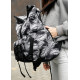 Женский рюкзак Sambag RollTop KZN черный PALM 24300720