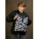 Чоловічий рюкзак Sambag RollTop KZN чорний PALM 41 х 27 х 18 см (24300720m)