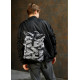 Чоловічий рюкзак Sambag RollTop KZN чорний PALM 41 х 27 х 18 см (24300720m)