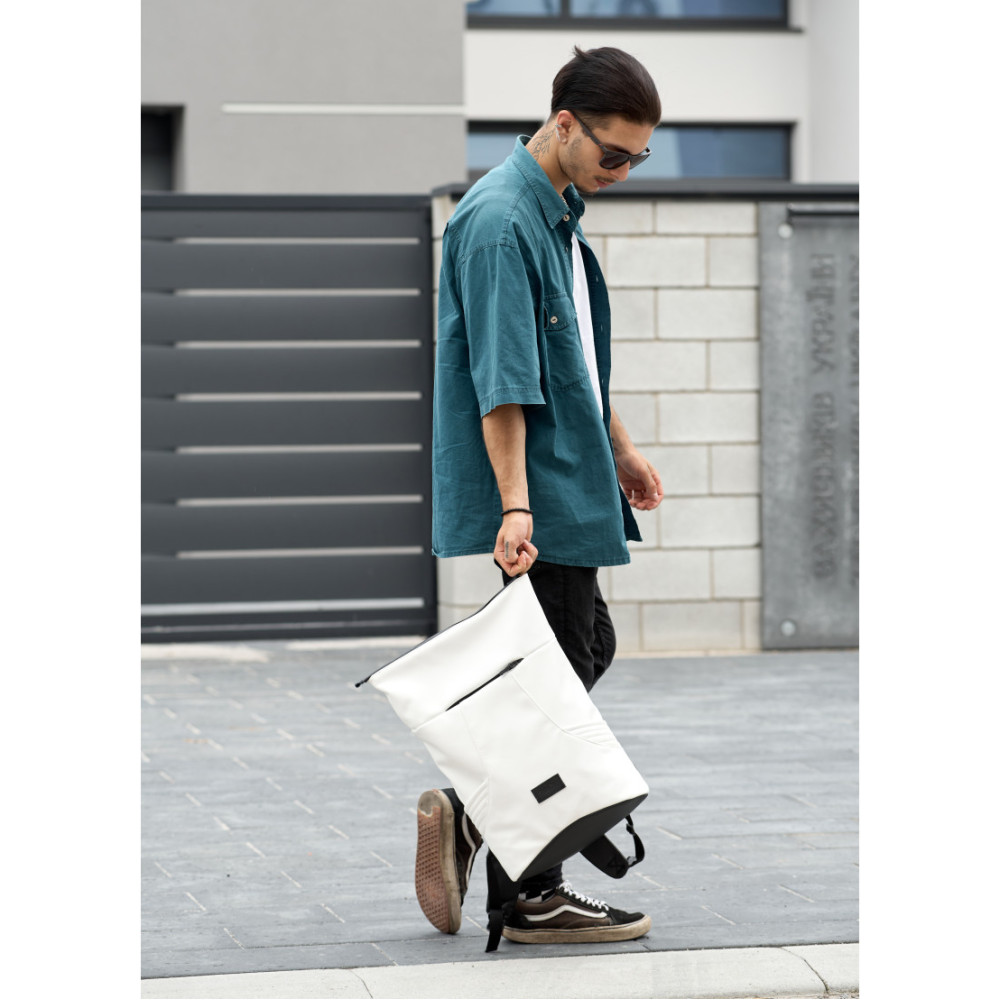 Чоловічий рюкзак Sambag RollTop X білий 41 х 27 х 18 см (24320008m)
