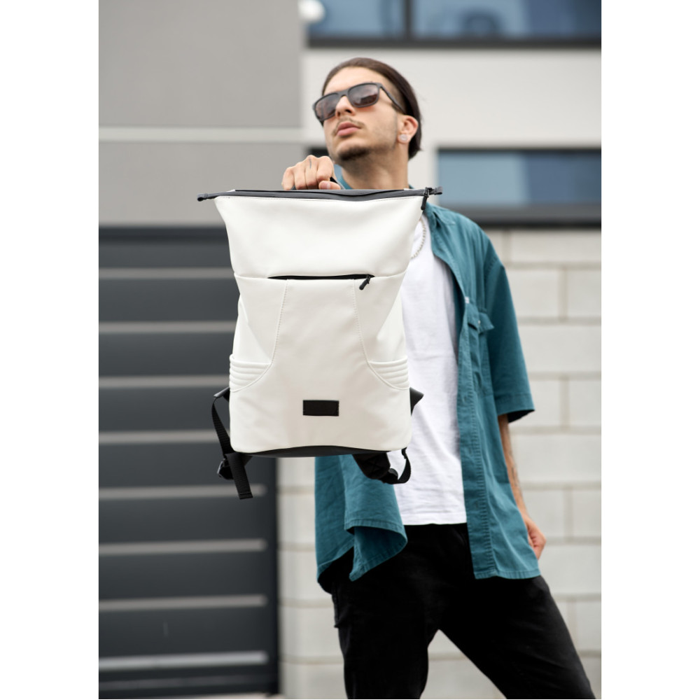 Чоловічий рюкзак Sambag RollTop X білий 41 х 27 х 18 см (24320008m)