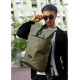 Чоловічий рюкзак Sambag RollTop X хакі 41 х 27 х 18 см (24320119m)