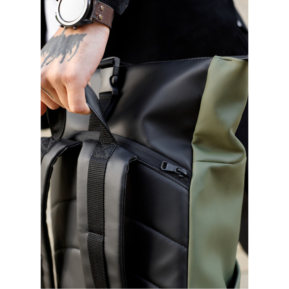 Чоловічий рюкзак Sambag RollTop X хакі 41 х 27 х 18 см (24320119m)