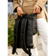 Жіночий рюкзак Sambag RollTop X черно-серый 41 х 27 х 18 см (24320130)