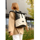 Жіночий рюкзак Sambag RollTop X черно-серый 41 х 27 х 18 см (24320130)