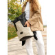 Жіночий рюкзак Sambag RollTop X черно-серый 41 х 27 х 18 см (24320130)
