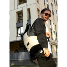Мужской рюкзак Sambag RollTop X черно-серый 41 х 27 х 18 см (24320130m)