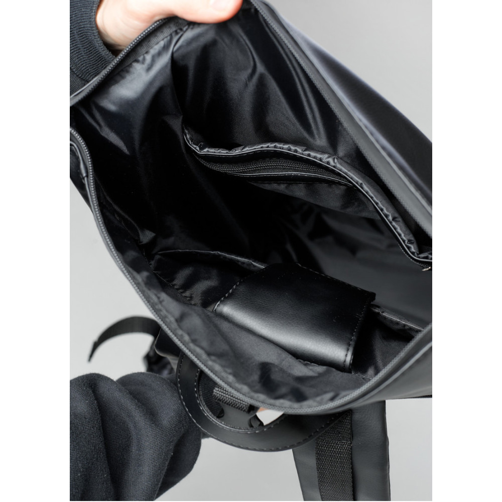 Чоловічий рюкзак Sambag RollTop X чорно-сірий 41 х 27 х 18 см (24320130m)
