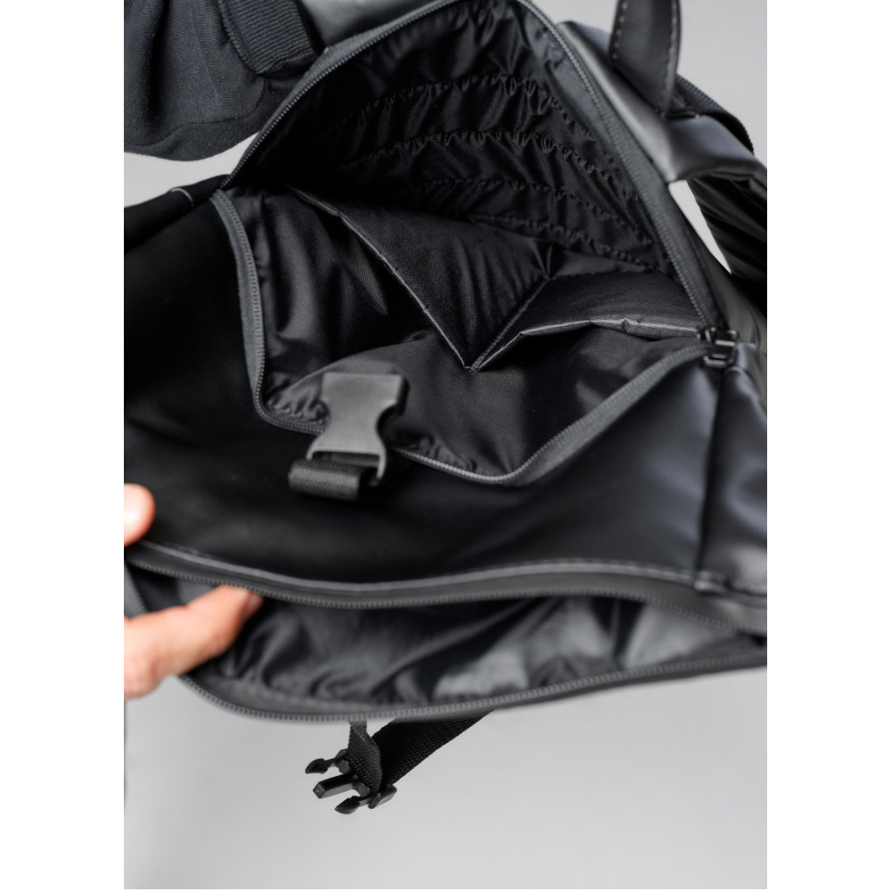 Чоловічий рюкзак Sambag RollTop X чорно-сірий 41 х 27 х 18 см (24320130m)