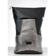 Рюкзак Sambag RollTop MQN чорний з битим сріблом 41 х 27 х 18 см (24320635)