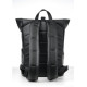 Рюкзак Sambag RollTop MQN чорний з битим сріблом 41 х 27 х 18 см (24320635)