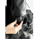 Жіночий рюкзак ролл Sambag RollTop Double чорний 41 х 27 х 18 см (24330001)