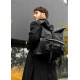 Чоловічий рюкзак рол Sambag RollTop Double чорний 41 х 27 х 18 см (24330001m)
