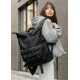 Жіночий рюкзак Sambag RollTop DOUBLE чорний 41 х 27 х 18 см (24330065)