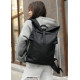 Жіночий рюкзак Sambag RollTop DOUBLE чорний 41 х 27 х 18 см (24330065)