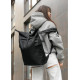 Жіночий рюкзак Sambag RollTop DOUBLE чорний 41 х 27 х 18 см (24330065)