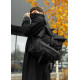Чоловічий рюкзак рол Sambag RollTop Double чорний тканевий 41 х 27 х 18 см (24330065m)