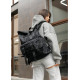 Жіночий рюкзак Sambag RollTop DOUBLE чорний 41 х 27 х 18 см (24330702)