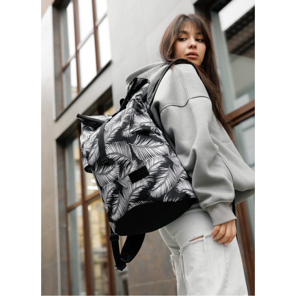 Жіночий рюкзак Sambag RollTop DOUBLE PALM 41 х 27 х 18 см (24330720)
