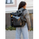 Жіночий рюкзак Sambag ROLLTOP HACKING чорний 41 x 30 x 16 см (24460001)