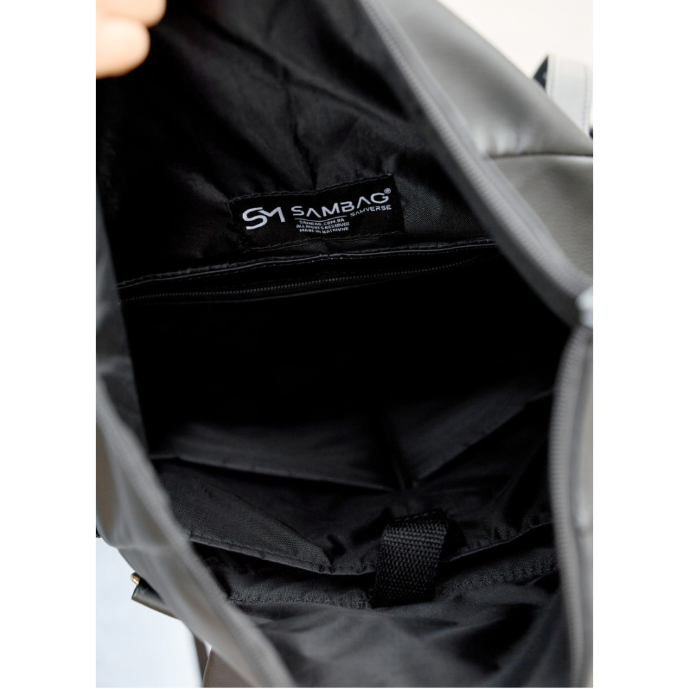 Жіночий рюкзак Sambag ROLLTOP HACKING чорний 41 x 30 x 16 см (24460001)