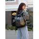 Жіночий рюкзак Sambag ROLLTOP HACKING чорний 41 x 30 x 16 см (24460001)