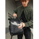 Чоловічий рюкзак Sambag ROLLTOP HACKING чорний 41 х 30 х 16 см (24460001m)