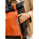 Жіночий рюкзак Sambag RollTop Hacking чорно-помаранчевий 41 x 30 x 16 см (24460129)