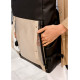 Жіночий рюкзак Sambag RollTop Hacking чорно-сірий 41 x 30 x 16 см (24460130)