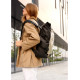 Жіночий рюкзак Sambag RollTop Hacking чорно-сірий 41 x 30 x 16 см (24460130)