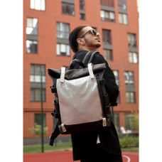 Мужской рюкзак Sambag RollTop Hacking черно-серый 41 х 30 х 16 см (24460130m)