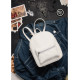 Жіночий рюкзак Sambag Brix BE білий 23 х 20 х 10 см (11119008)