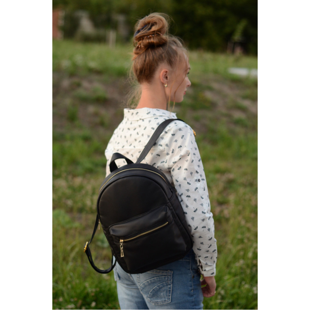 Жіночий рюкзак Sambag Brix RSG чорний 35 х 25 х 12 см (11515001)