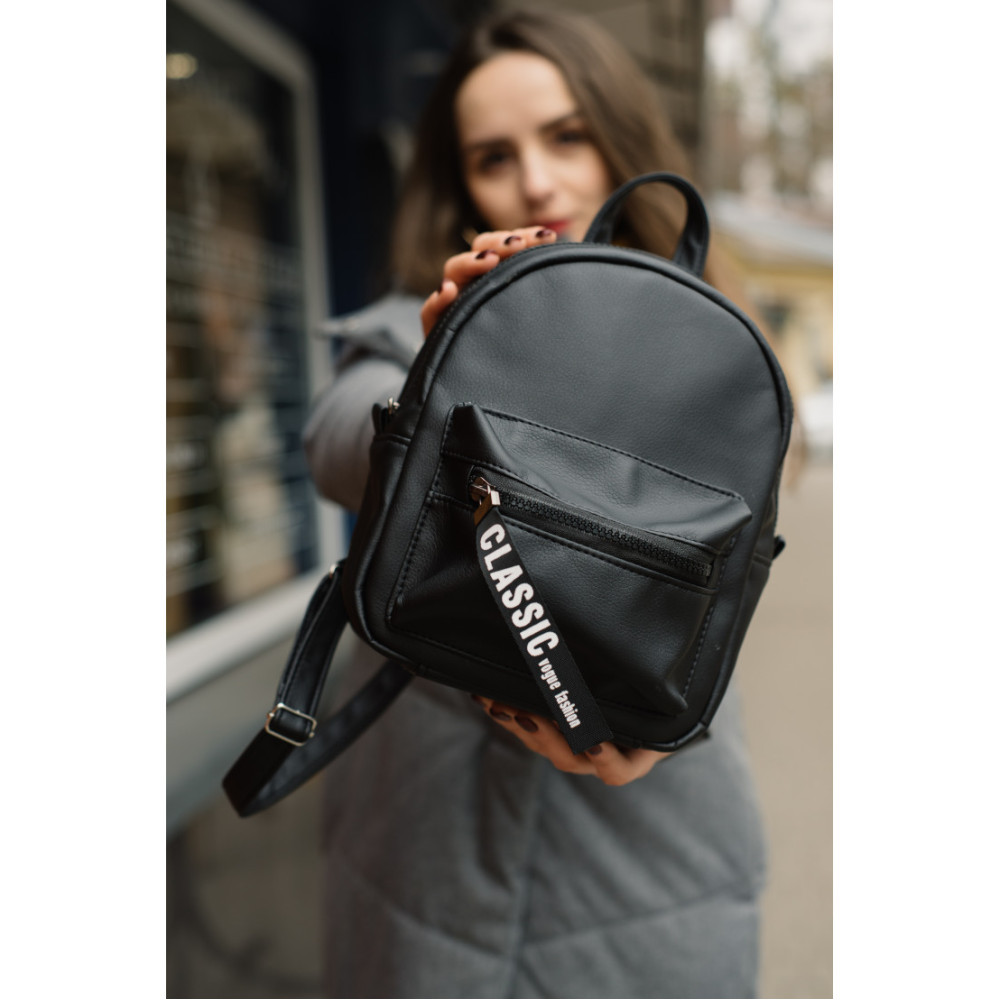 Жіночий рюкзак Sambag Talari SLD чорний 25 х 20 х 10 см (12118001e)