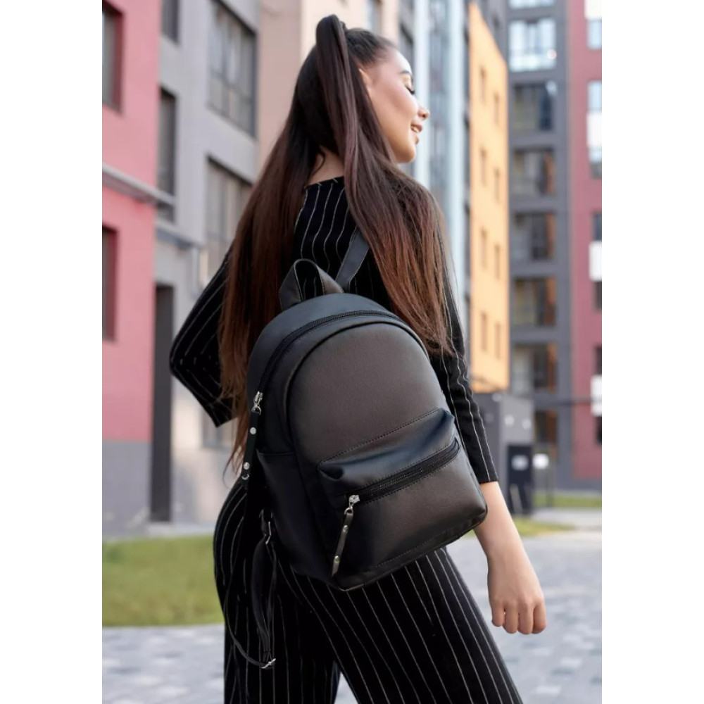 Жіночий рюкзак Sambag Talari MSH чорний 31 x 22 x 12 см (12212001e)
