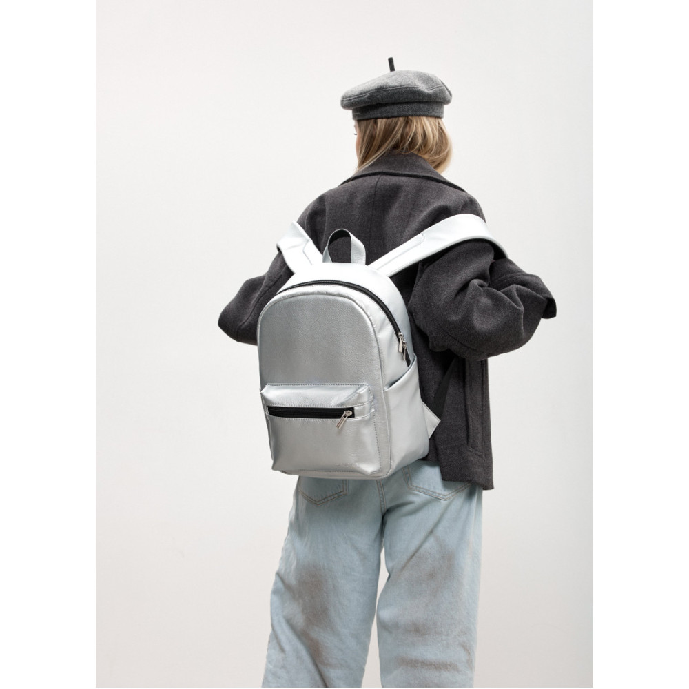 Жіночий рюкзак Sambag Talary срібло 35 х 25 х 12 см (35312003)