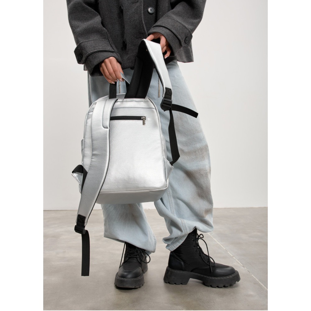 Жіночий рюкзак Sambag Talary срібло 35 х 25 х 12 см (35312003)