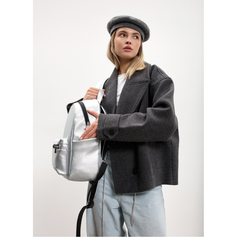 Жіночий рюкзак Sambag Talary срібло 35 х 25 х 12 см (35312003)