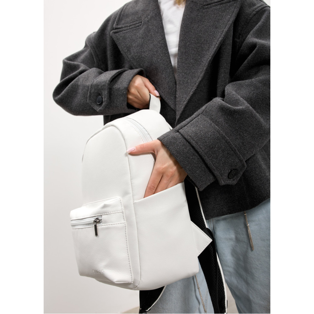 Женский рюкзак Sambag Talary белый 35 х 25 х 12 см (35312008)