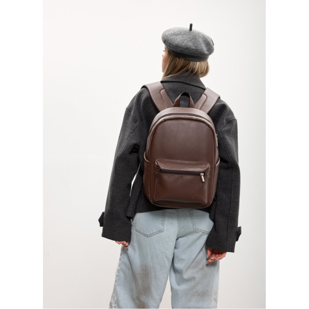 Жіночий рюкзак Sambag Talary шоколадний 35 х 25 х 12 см (35312020)