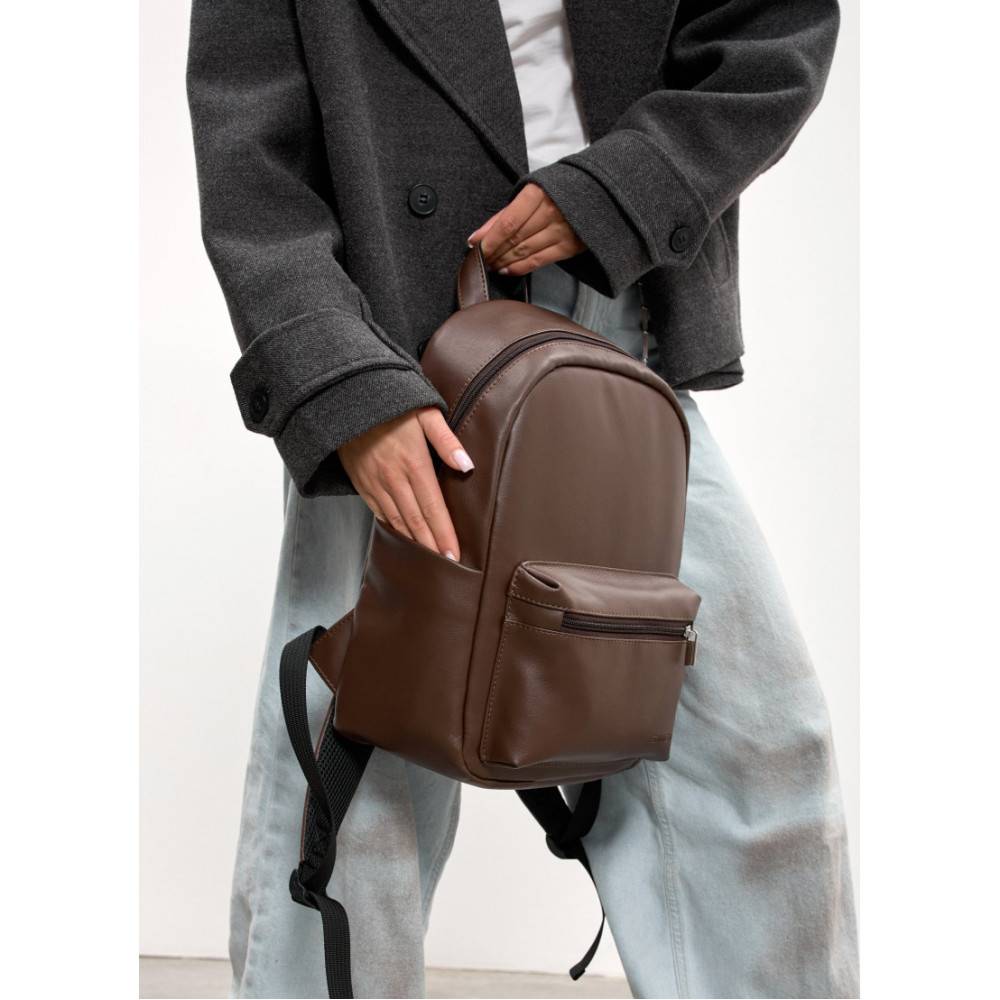 Жіночий рюкзак Sambag Talary шоколадний 35 х 25 х 12 см (35312020)